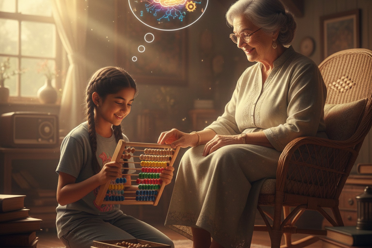 Brain development and Abacus